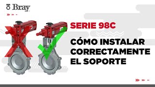 ⚙️ ¡Instalación Correcta del Soporte para el Actuador Bray Serie 98C!