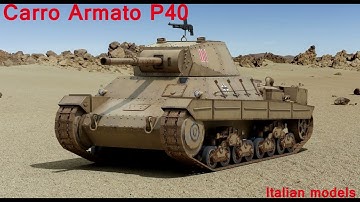 Italian tanks of WW1 and WW2 on Kickstarter Campaign - 3d models