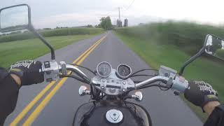 Passing Subies! Final First Ride Wrecked 1997 Honda Magna VF750C Highway run at the end POV