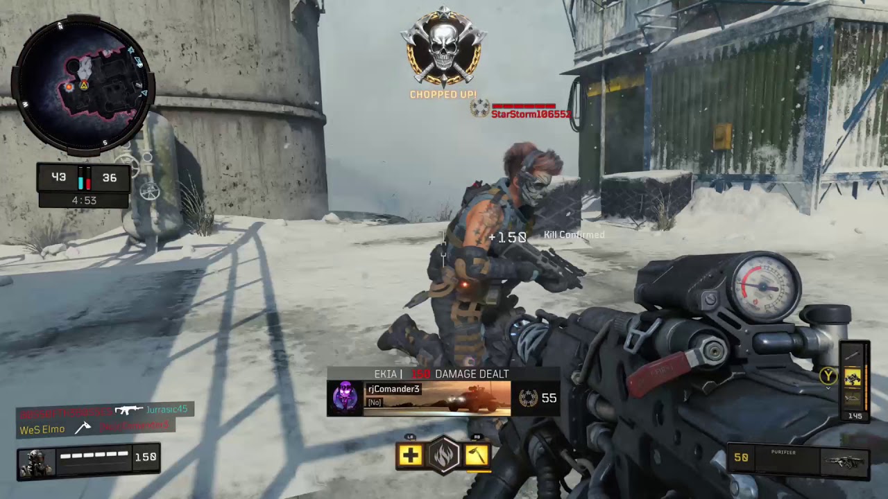 5-man on screen feed