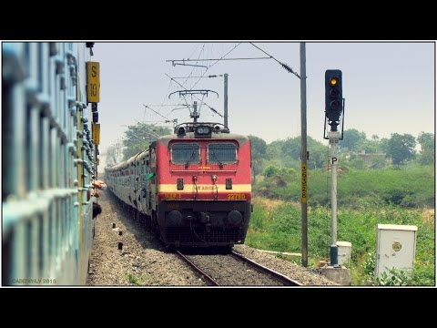 INDIAN RAILWAYS: KARNATAKA SAMPARK KRANTI EXPRESS FULL JOURNEY COMPILATION- Part2: Kazipet-Nagpur