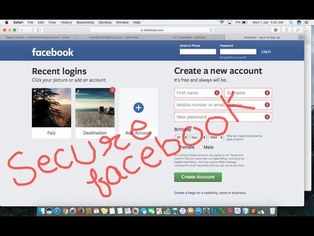 How to track facebook login attempts and check on unauthorised access of  your account 