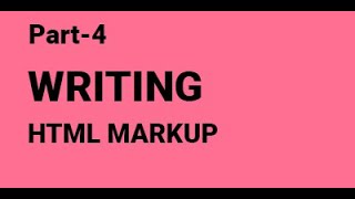 Slicing Images and Writing Html5 Markup Part - 4