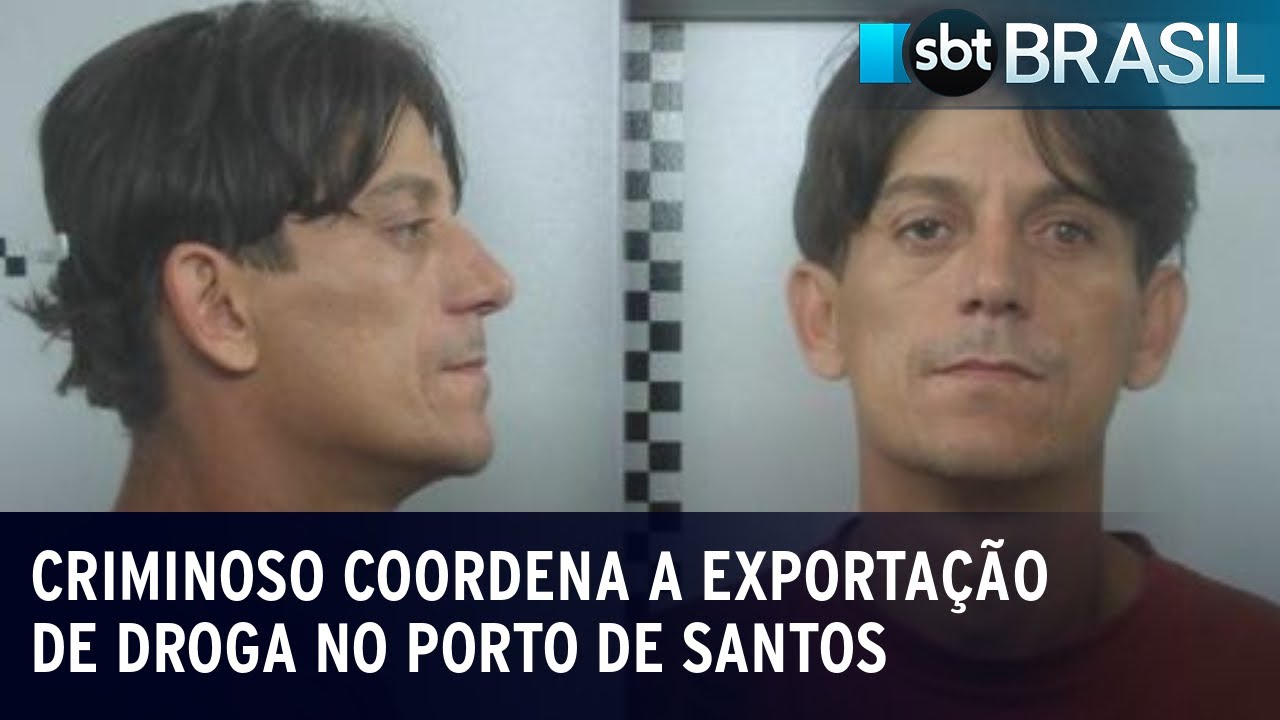 A vida do criminoso que coordenava a exportação de droga no Porto de Santos | SBT Brasil (09/02/23)