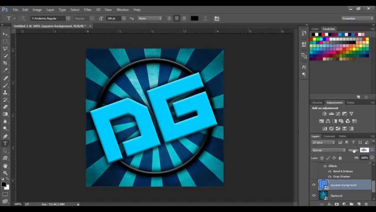 How to make a YouTube icon with Photoshop - YouTube