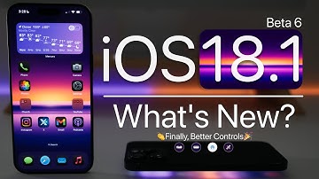iOS 18.1 Beta 6 is Out! - What