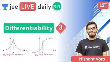 JEE: Differentiability L3 | Unacademy JEE | JEE Maths | Nishant Vora