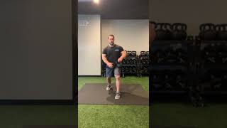 Split Stance Kettlebell Pallof Press Exercise