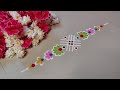 Easy border rangoli design|| #dialyrangoli #festivalrangoli #indianart #rangoli #viral #ytshorts 