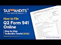 How to File Form 941 Online | Step-by-Step TaxBandits Tutorial