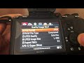 Sony A7riii, A7iii, A7rii, a7ii, A7sii - FACTORY SETTINGS RESET - HOW TO