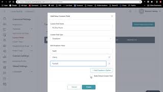 KW Command Day 12- Create Custom Fields