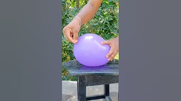 Balloon vs needle experiment| easy science experiment|easy experiment #shorts #trending#m4tech