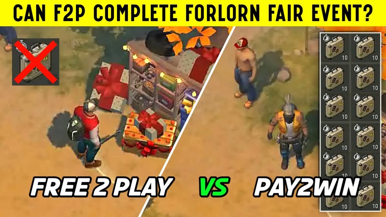 Difference F2P and P2W in Forlorn Fair Event - Last Day on Earth: Survival