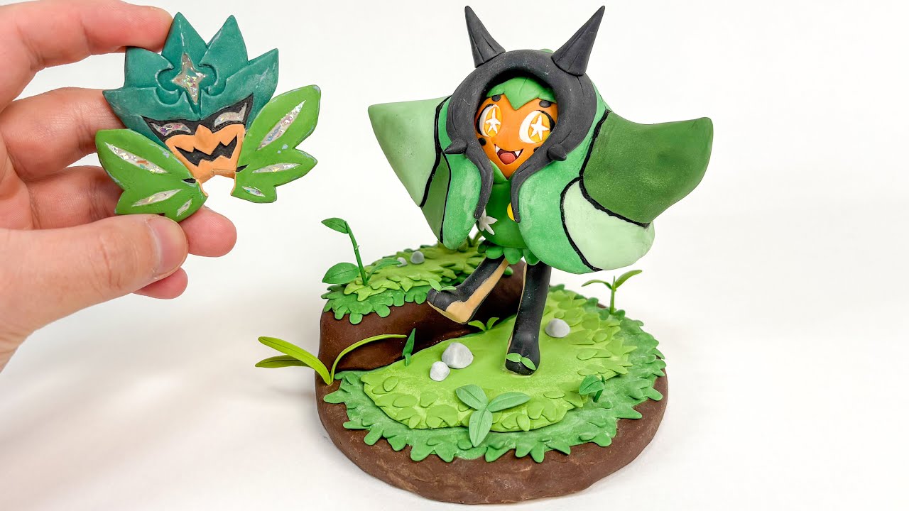 【着せ替え可能】オーガポンのフィギュアを粘土で作る