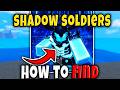 How to FIND &amp; DEFEAT SHADOW SOLDIERS in SAILOR PIECE FULL GUIDE LOCATION Roblox