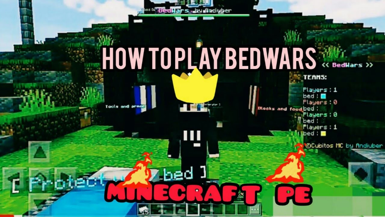 How to play BEDWARS in Minecraft PE | ALiAbbas Gaming | - YouTube