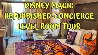 DISNEY MAGIC REFURBISHED CONCIERGE LEVEL ROOM TOUR