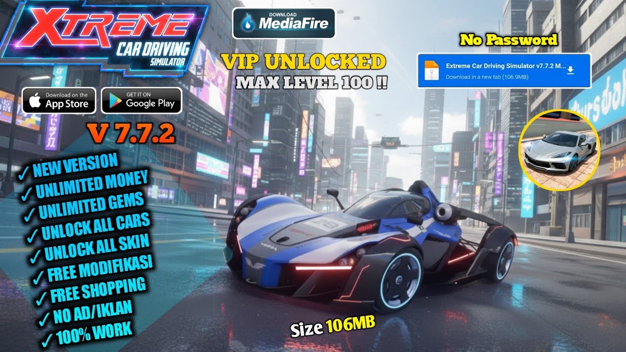 Extreme Car Driving Simulator Mod Apk 7.7.2 Latest Version 2026