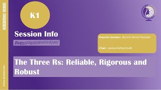 IDWSDS 2025 - Keynote 1: The Three Rs: Reliable, Rigorous and Robust Wealth