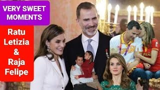 SWEET MOMENTS RAJA DAN RATU SPANYOL || KING FELIPE VI AND QUEEN LETIZIA