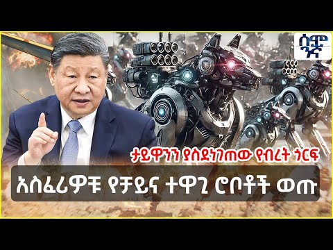 አስፈሪዎቹ የቻይና ተዋጊ ሮቦቶች ወጡ ታይዋንን ያስደነገጠው የብረት ጎርፍ Semonigna