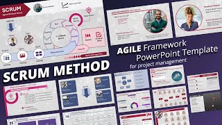 Interactive Scrum Diagram PowerPoint Template - Quick Preview