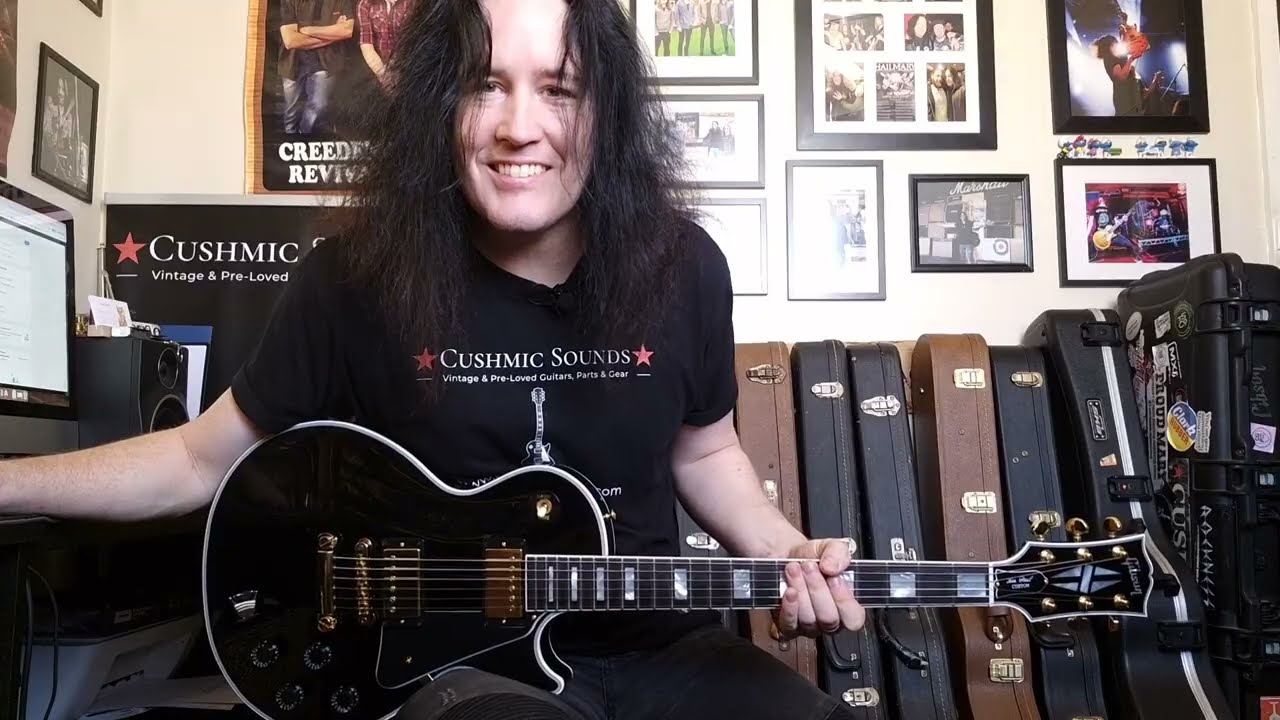Gibson Custom Shop Les Paul Custom Ebony 2024 ☆$OLD☆ @cushmicsounds