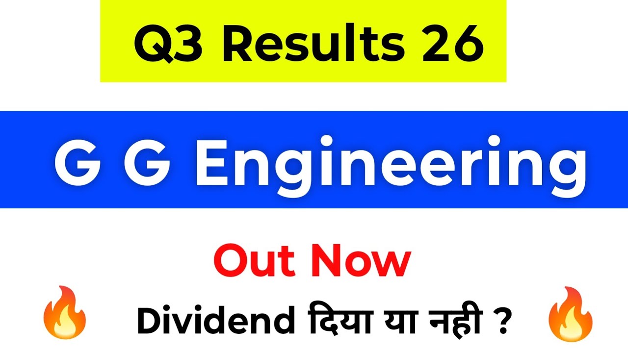 G G Engineering Q3 Results | GG Engineering Share Latest News | GG Engineering Results