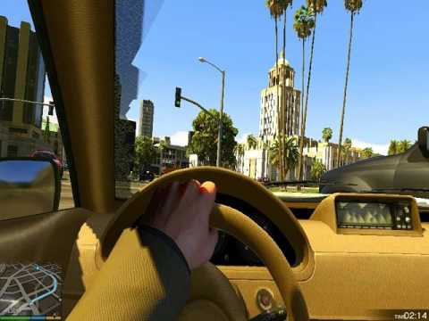 Grand Theft Auto V Gameplay on low end PC (geforce 410m)...Modded using ...