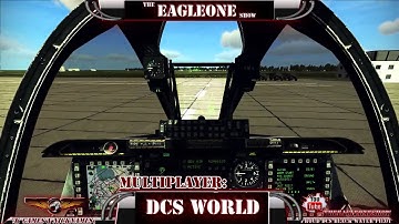 EagleOne Playing : DCS WORLD A-10c Warthog Custom Monster Energy Skin Training Flight