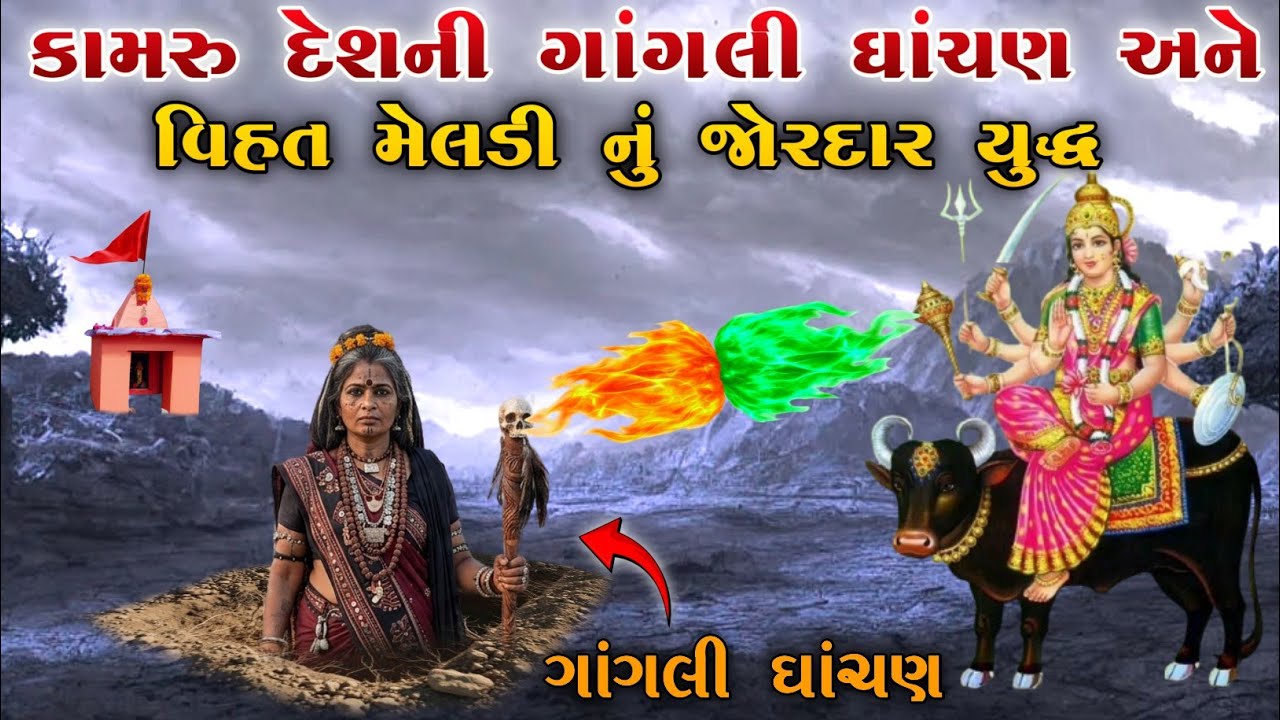 કામરુ દેશની ગાંગલી ઘાંચણ અને વિહત મેલડી નું જોરદાર યુદ્ધ | vihat meladi ma no itihas | Raja Meladi