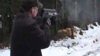Calico-Mac test fire in full auto!