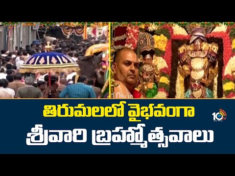 తిరుమలలో వైభవంగా శ్రీవారి బ్రహ్మోత్సవాలు | TTD bramosthavalu 2025 | 10TV News - 10TVNEWSTELUGU