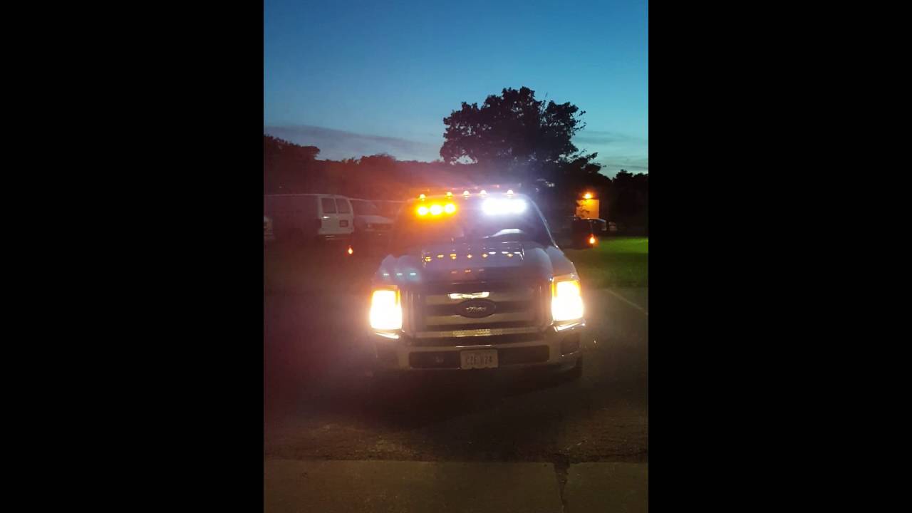 Split Raptor TIR interior LED visor lightbar YouTube