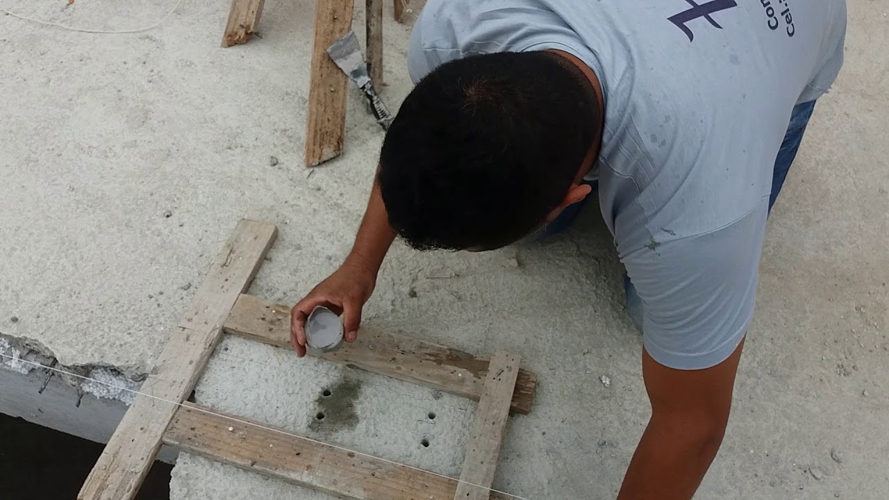 como criar um pilar na laje da minha obra?