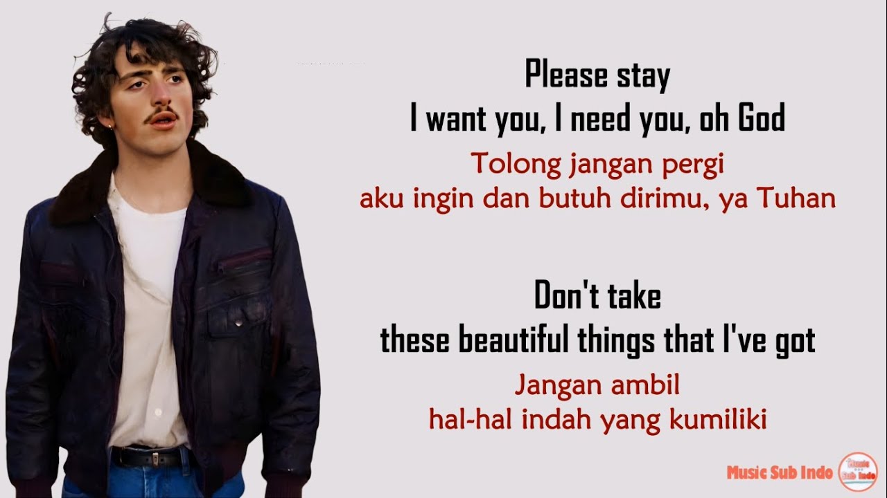 Benson Boone - Beautiful Things | Lirik Terjemahan Indonesia