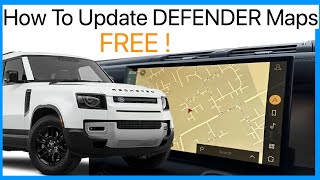 How To Download & Update the PIVI Navigation Maps on a Land Rover Defender L663 - Its FREE !