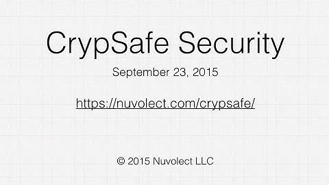 CrypSafe Security Brief