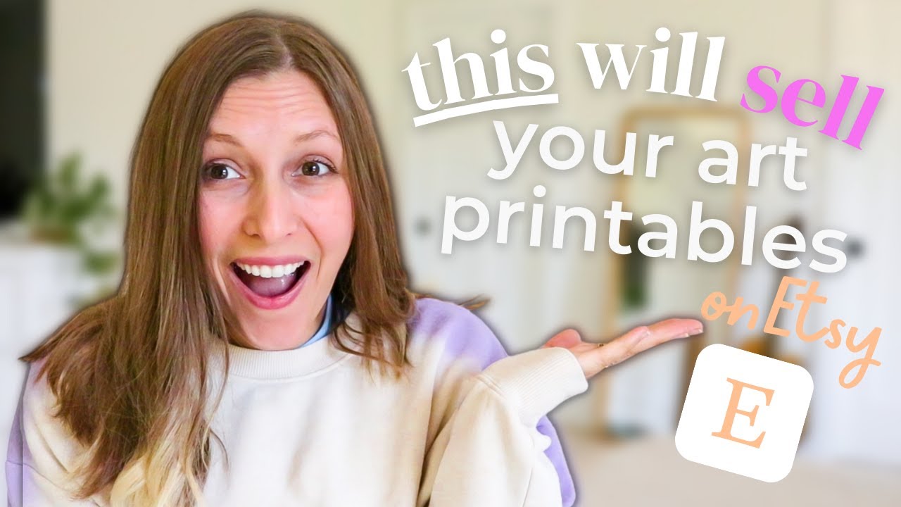 How to Make Art Printables to Sell On Etsy / Creating Your Digital