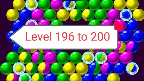 Yeah ...!😍 200 Level completed|| Level 196 to 200 || bubble shooter || #bubbleshooter #gameplay