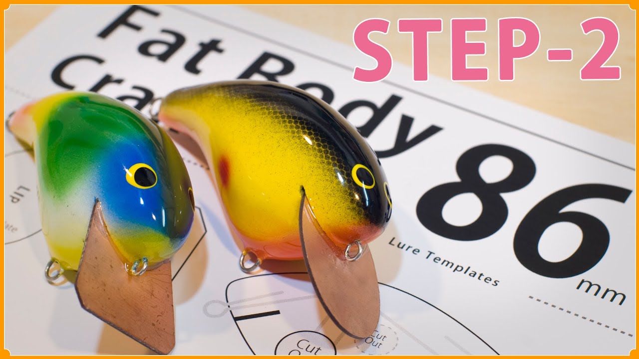 How to make a homemade Big crank bait (Step 2: Lure painting