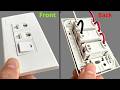 how to wire a 2-socket + 1-light box that the electrician didn't tell you!