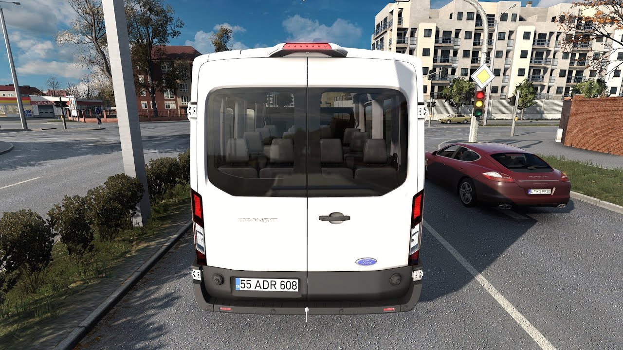 Ford Transit 2021 🚐 | Realistic Steering Wheel Gameplay | ETS2 1.57