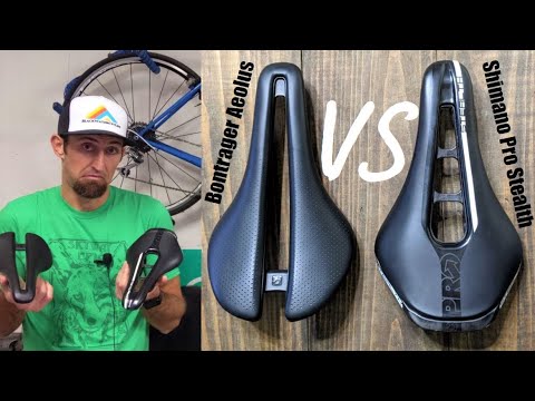 Bontrager Aeolus Saddle vs Shimano Pro Stealth Saddle | Dimensions, Comparison, Review