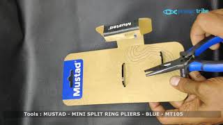 Tackle Bites - MUSTAD - MINI SPLIT RING PLIERS - BLUE - MT105