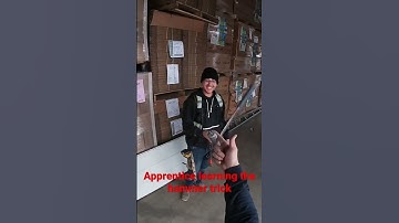 Apprentice learning the hammer trick 🫣