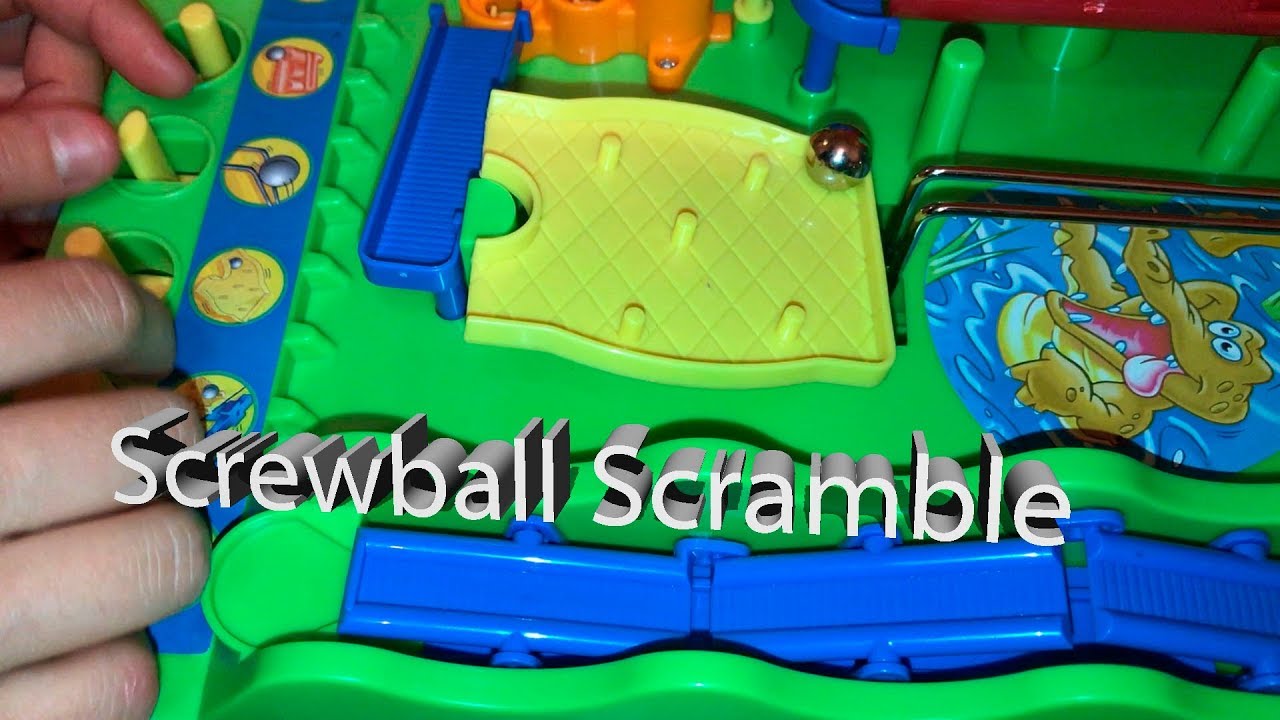 SCREWBALL SCRAMBLE Game или упрямый шарик Scooby Doo and Blaze Play Screwball Scramble Mousetrap