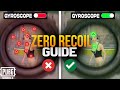 How to hold phone and get zero recoil in pubg mobilebgmi  gyroscope and ads guide