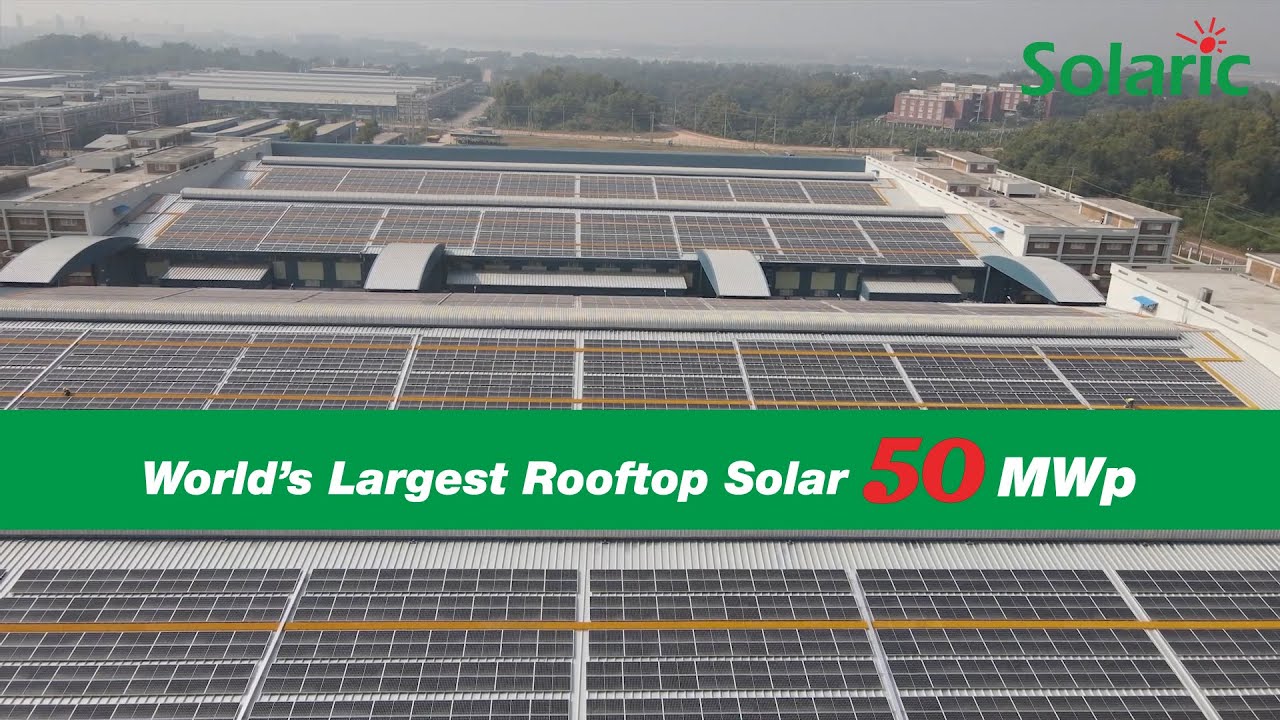 World’s Largest Industrial Rooftop Solar Project – 50 MWp! | KEPZ ...
